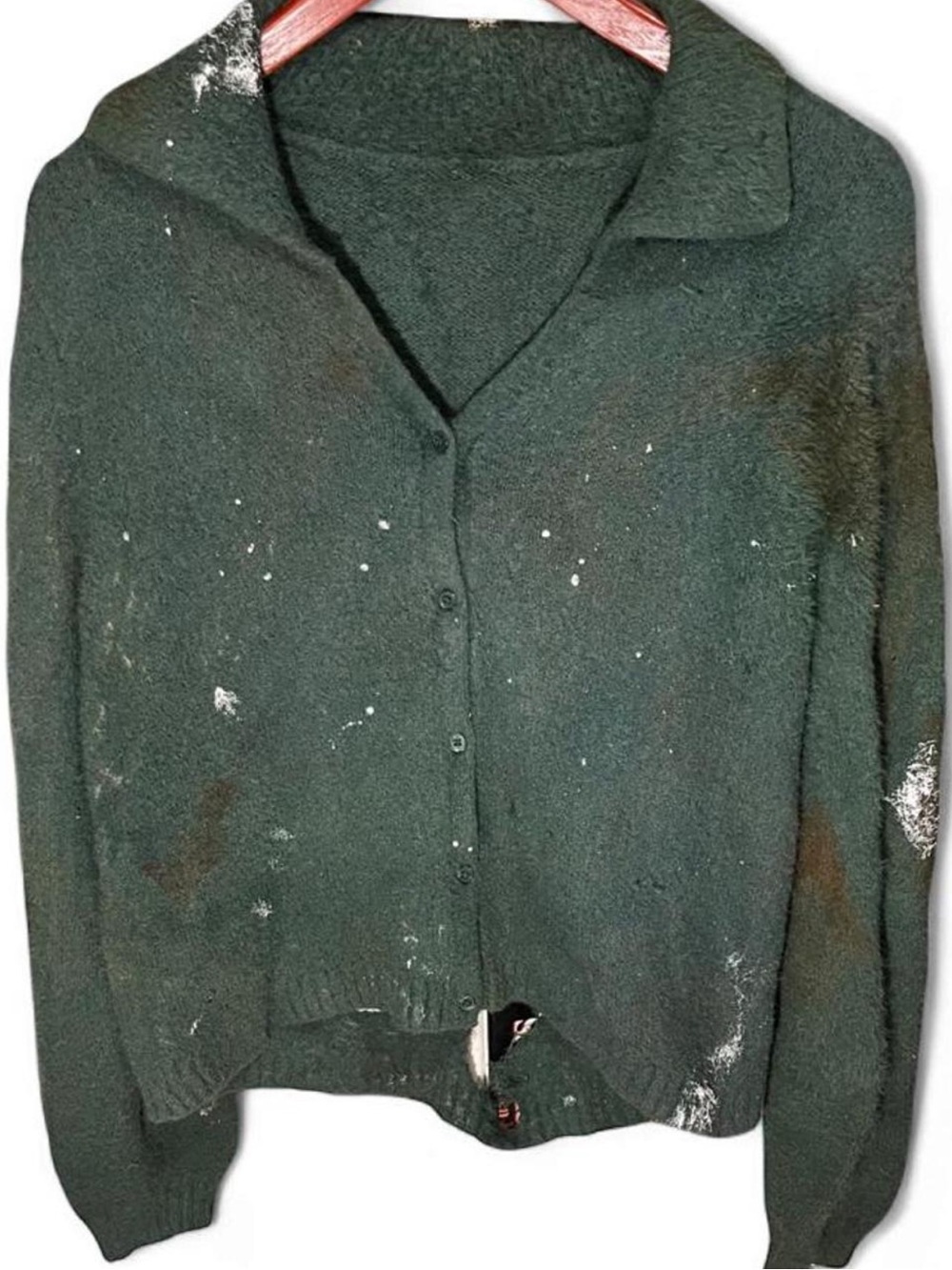 TRUE VINTAGE THRASHED KURT COBAIN GRUNGE CARDIGAN